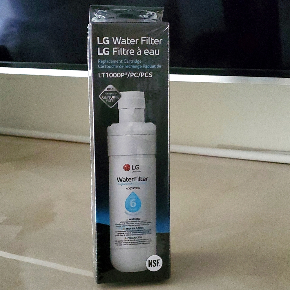 LG LT1000P Genuine Replacement Refrigerator Water Filter, 1-Pack (LT1000P/PC/PCS